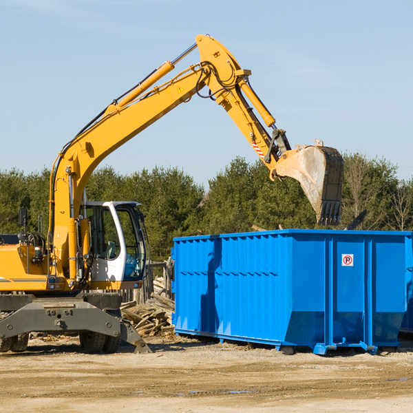 are there any restrictions on where a residential dumpster can be placed in New Galilee PA